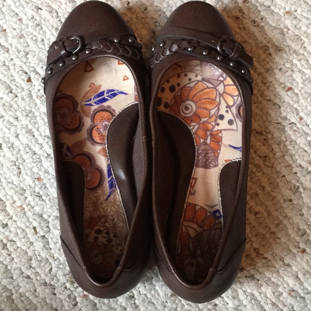 Brown shoes